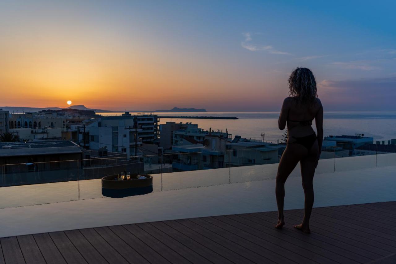 Minos Ambassador Suites & Spa - Adults Only Rethymno  Bagian luar foto